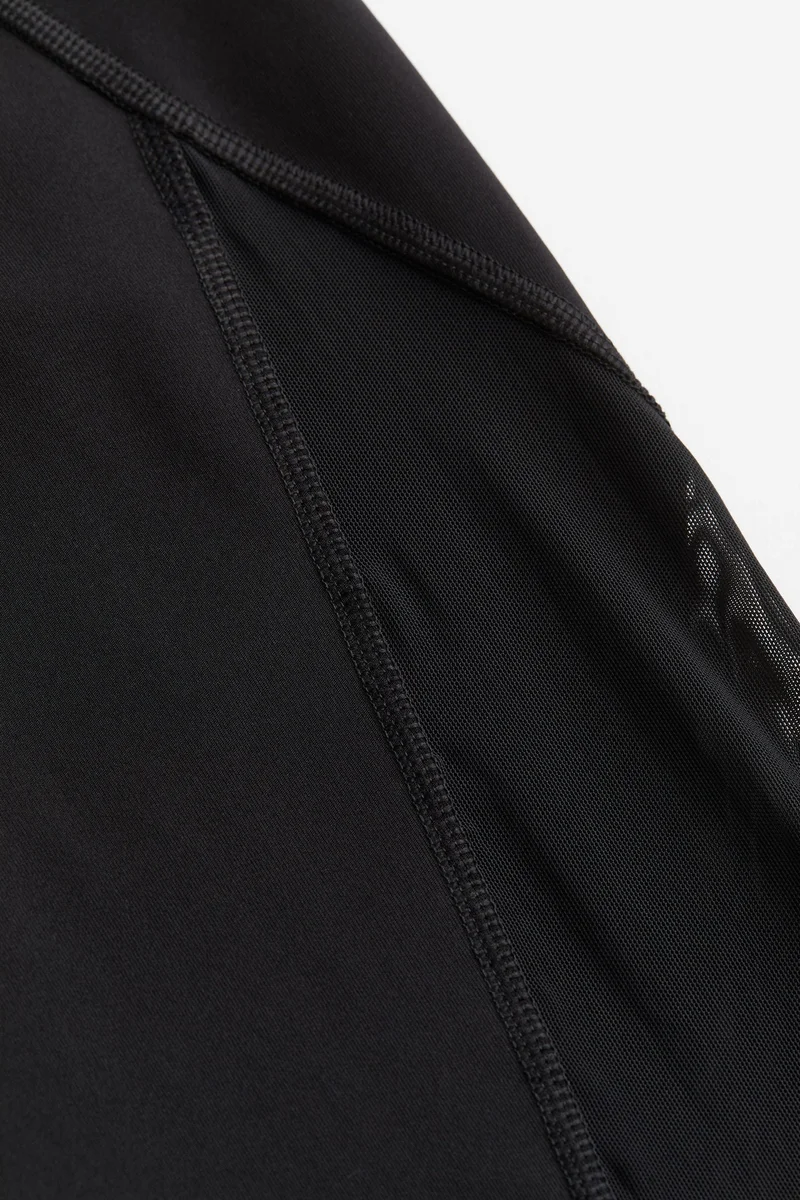 H&M DryMove™ Mesh-detail sports tights