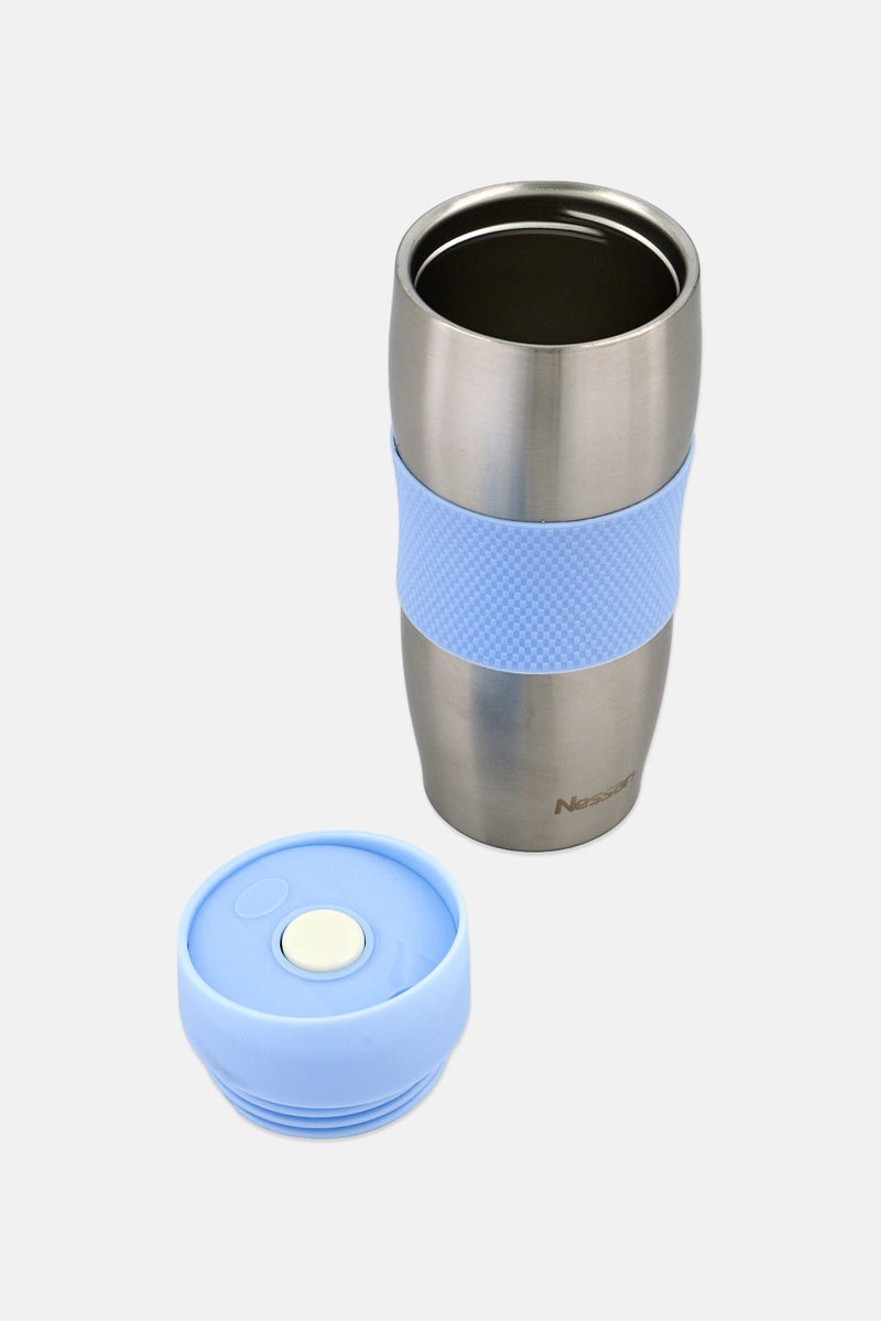 Nessan Stainless Steel Travel Mug 380 ml, Light Blue - Image 2