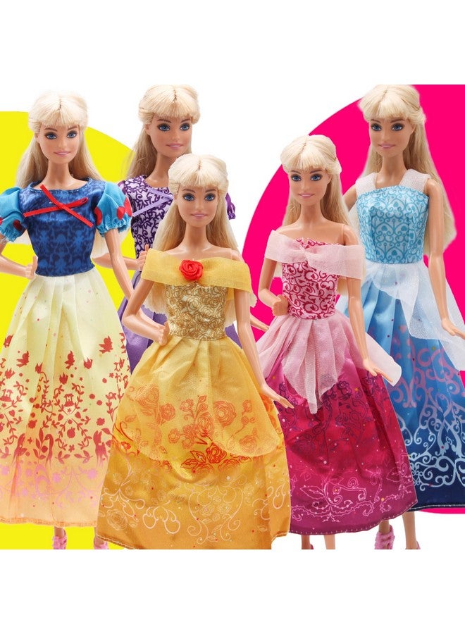 ZTWEDEN Classic Princess Dress for 11.5 inch Girl Dolls Wedding Party Dresses Gown for 30cm Girl Doll Play House (6 Styles) - Image 2
