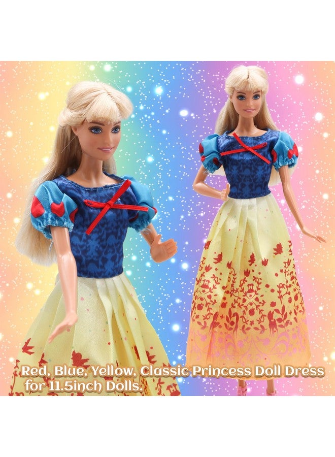 ZTWEDEN Classic Princess Dress for 11.5 inch Girl Dolls Wedding Party Dresses Gown for 30cm Girl Doll Play House (6 Styles) - Image 4