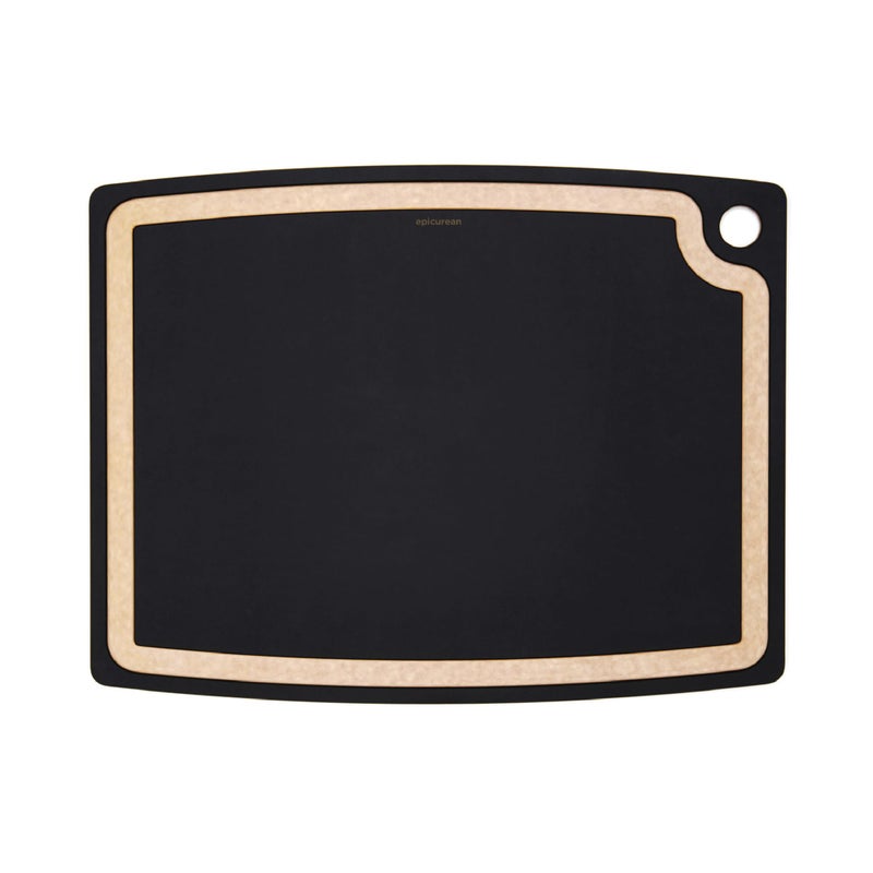 Epicurean Gourmet Series Cutting Board with Juice Groove, 19.5-Inch by 15-Inch, Slate/Natural - Image 1