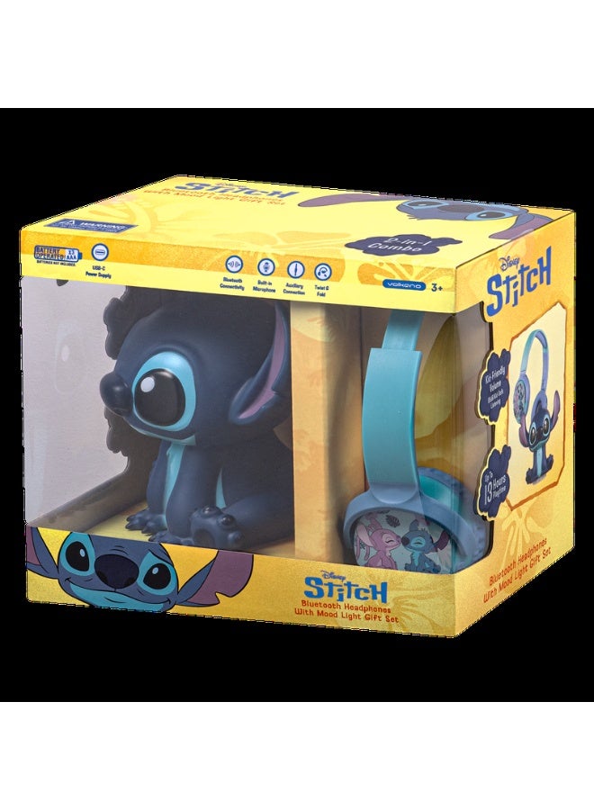 SMD Stitch Soft Touch Light with Bluetooth Headphones Combo | Kids combo set with Stitch Bluetooth headphones and soft touch light for music, relaxation, and ambient lighting fun - Image 2