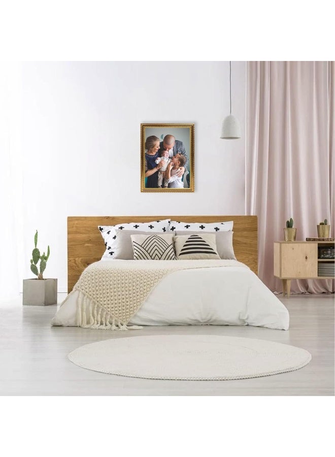 DECORHILLS FRAMES & DECOR Classic Gold Border Design Photo - Elegant Home and Memorable Gift, 12x16 Inch - Image 3