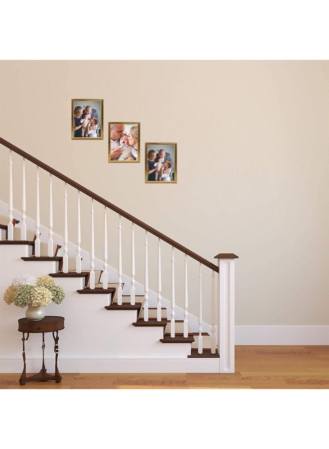 DECORHILLS FRAMES & DECOR Classic Gold Border Design Photo - Elegant Home and Memorable Gift, 12x16 Inch - Image 4