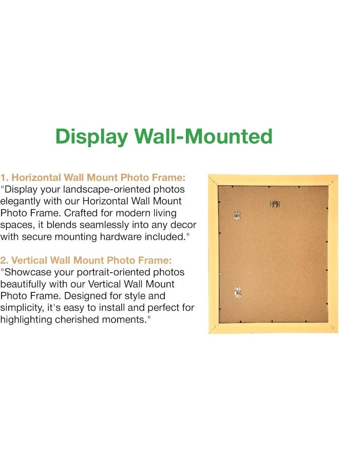 DECORHILLS FRAMES & DECOR Classic Gold Border Design Photo - Elegant Home and Memorable Gift, 12x16 Inch - Image 5