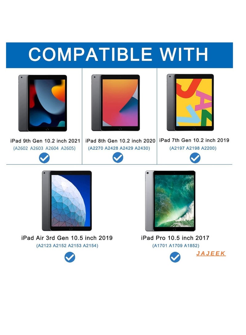 JAJEEK Origami iPad 10.2 Inch Case for iPad 9th Generation 2021, iPad 8th Generation 2020 & iPad 7th Generation 2019 – 5-in-1 Multiple Viewing Angles, Soft Back Cover with Auto Sleep/Wake Function, Black, Durable Protection for Everyday Use - Image 2