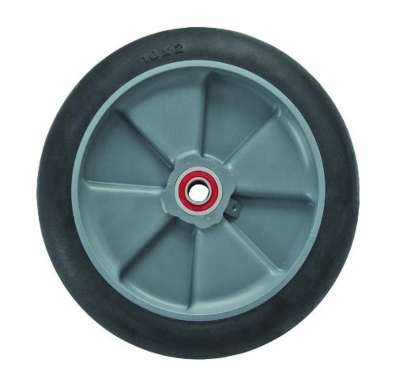 Magliner Magline 10830 8" Diameter Balloon Cushion Wheel with Red Sealed Semi Precision Ball Bearings - Image 4