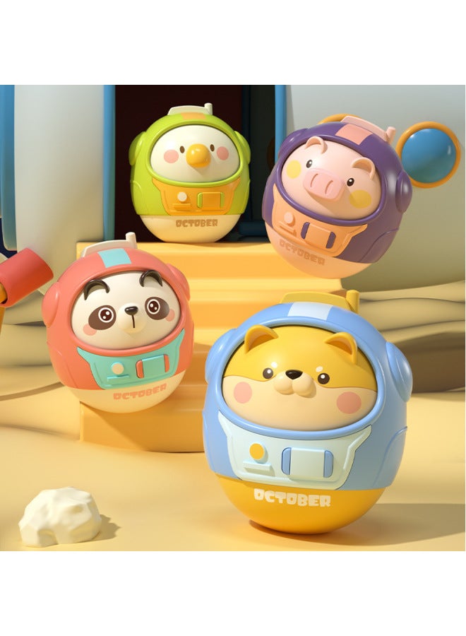 لعبة تشاي دوج بهلوان للأطفال من عمر 6 أشهر للأطفال في مرحلة التعليم المبكر للأطفال من عمر 0 ​​إلى 1 سنة، لعبة خشخيشة مهدئة للأطفال - اللون: كوب شيبا إينو (حقيبة opp) - Image 3