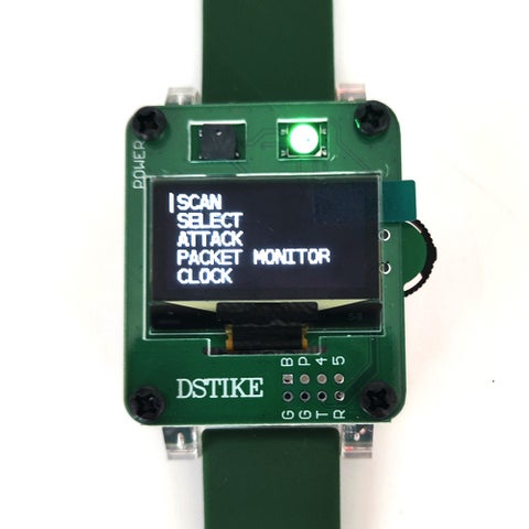 DSTIKE Deauther Watch X | ESP8266 Programmable Watch Green
