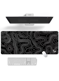 TNOM Large Desk Mouse Pad, Waterproof Gaming Mouse Pad, 800 x 300 x 3mm, 31.5 x 11.8 x 0.157in, Gaming Mouse Pad, XXL Desk Mat, Non-Slip Desk Mat, XL Gaming Mouse Pad, Thick Rubber Desk Pad Mouse Pad, Suitable for Gaming, Office, and Home Use  - Image 2