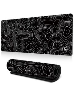 TNOM Large Desk Mouse Pad, Waterproof Gaming Mouse Pad, 800 x 300 x 3mm, 31.5 x 11.8 x 0.157in, Gaming Mouse Pad, XXL Desk Mat, Non-Slip Desk Mat, XL Gaming Mouse Pad, Thick Rubber Desk Pad Mouse Pad, Suitable for Gaming, Office, and Home Use  - Image 1