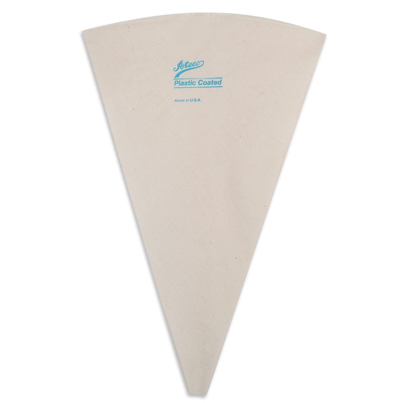 Ateco Plastic Coated Canvas Decorating Bag 21Inch Reusable Made in USA White