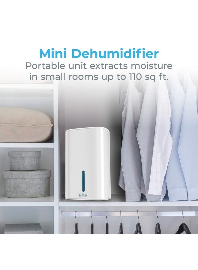 Pure Enrichment Pure Enrichment PureDry Mini Dehumidifier - 27oz Compact Water Tank Eliminates 300ml/day of Excess Moisture from Closets, Bathrooms, Boats, Kitchens, and Other Small Rooms and Living Spaces - Image 2