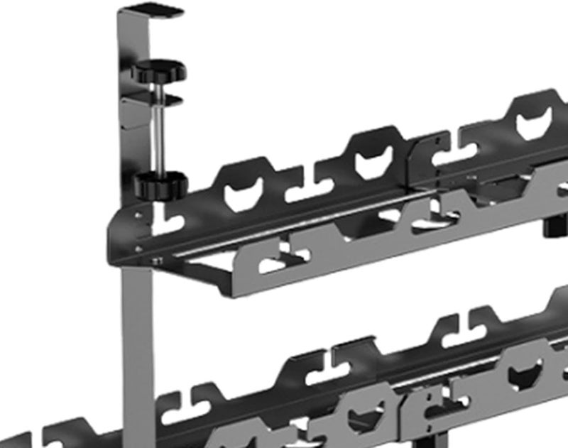Gadget Wagon Under Desk Organiser Storage Tray 2 Shelves No drilling required Expandable tray - Image 5