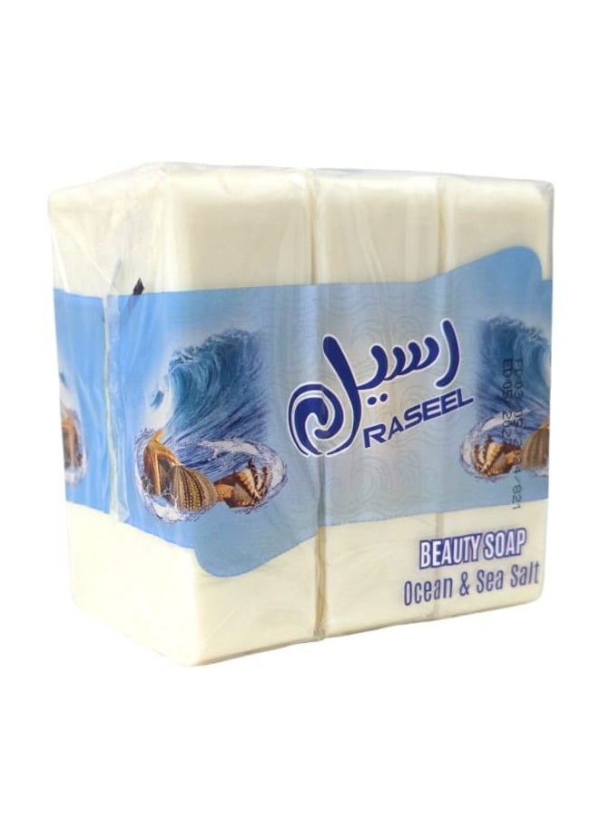 رسيل - صابون الجمال - ملح البحر والمحيط 3*150 - Image 1