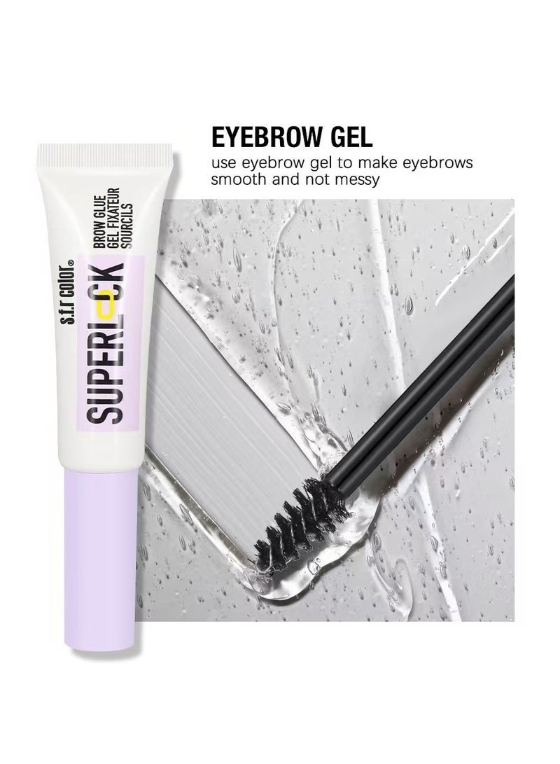 S.F.R COLOR Super Lock Brow Glue Eyebrow Gel, Lightweight Brow Gel for Up To 24HR Hold, Clear, 1 Count - Image 4