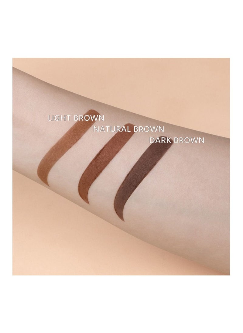 ibcccndc - Eyebrow Enhancers Shaping Kit Eyebrow Powder Stamp 5 Pairs Brow Stencils And Cosmetics Brushes Waterproof Natural Color & Long-Lasting Eye Makeup Tools For Women (Light Brown) - Image 1