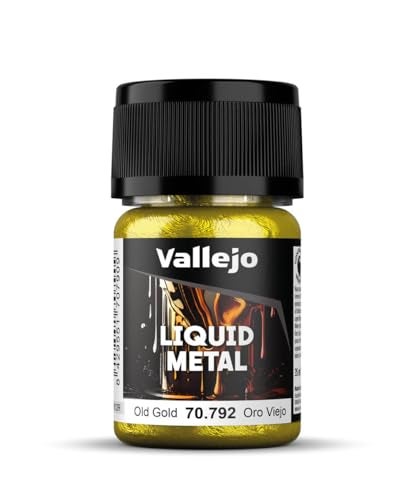 Vallejo فاليخو - المعدن السائل | الذهب القديم 35 مل (1.18 أونصة سائلة) - Image 4