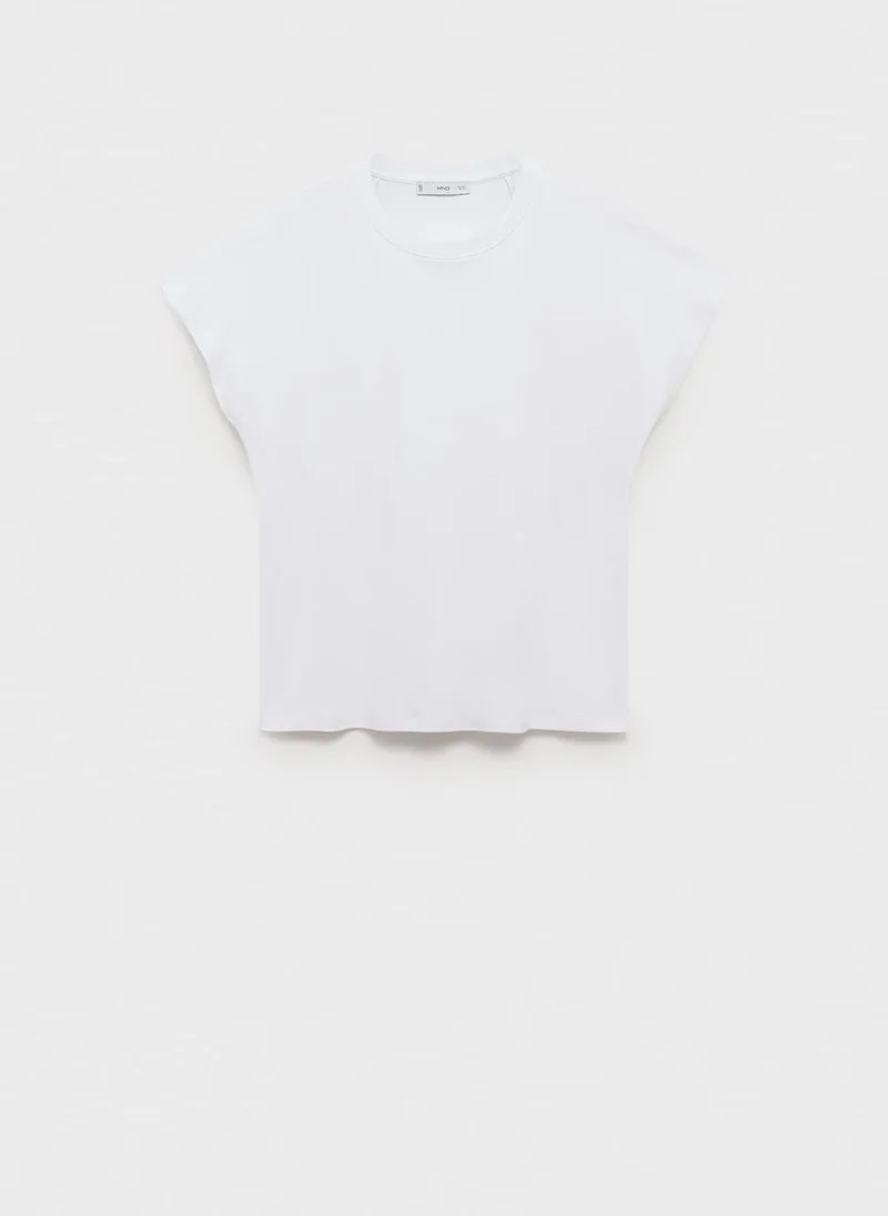 MANGO Crew Neck Short Sleeve T-Shirt