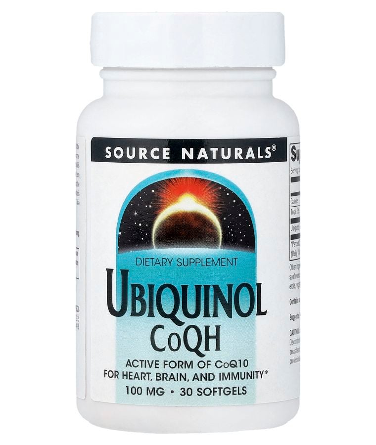 Ubiquinol CoQH 100 mg 30 Softgels