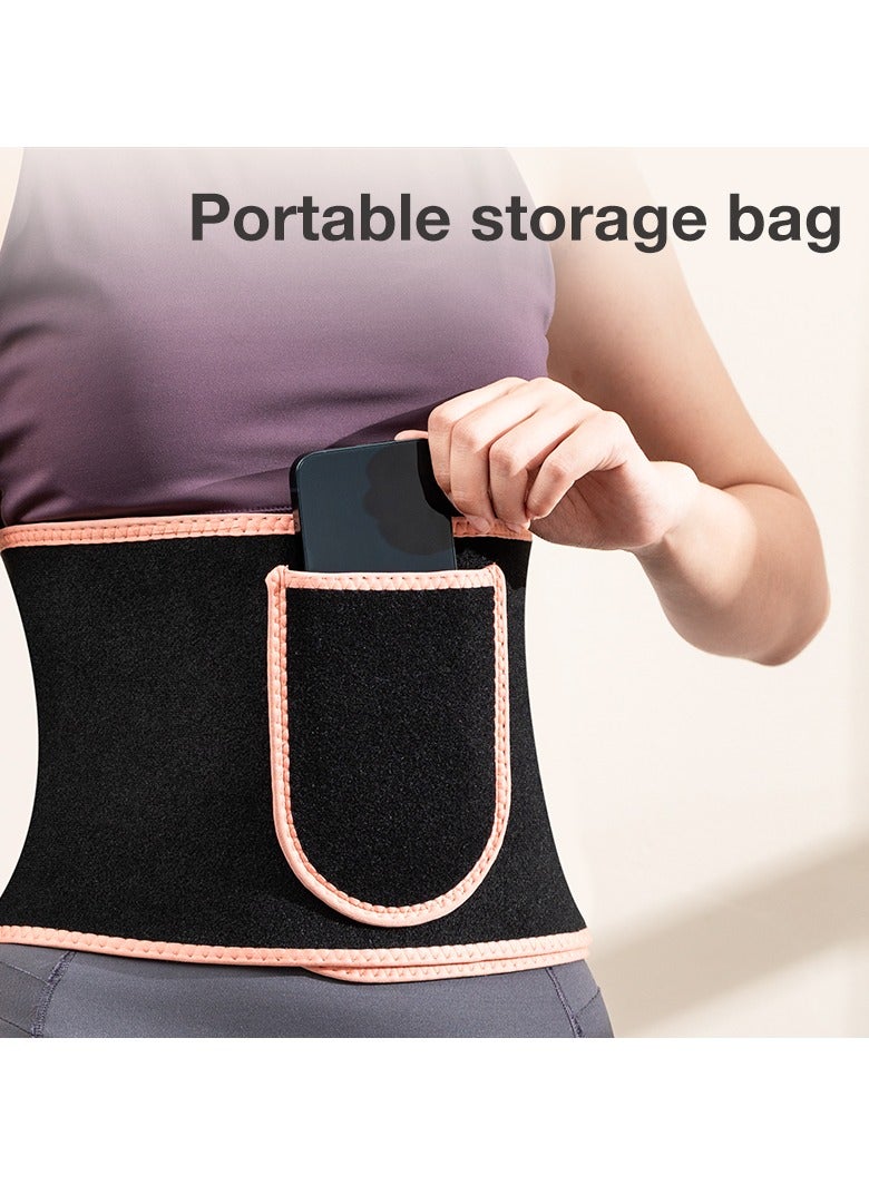 Deli Deli Agnite ER381 Waist Trainer Belt For Women & Men – 3-Layer Thermal Waist Support, Slimming & Sweat Belt With Breathable Fabric, Comfortable & Adjustable For Workout & Daily Use.  - Image 4