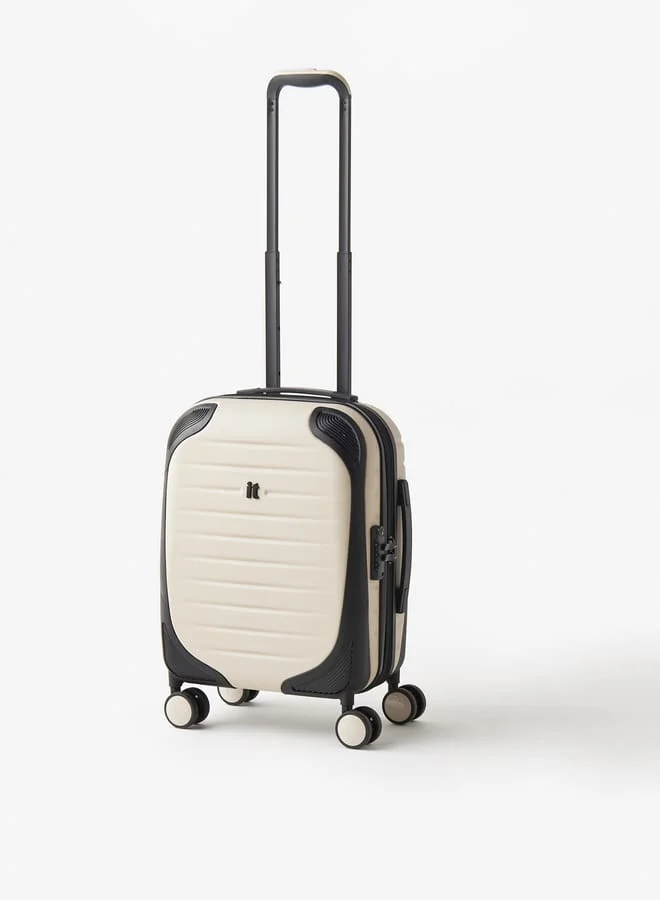 it Textured Hardcase Trolley Bag with Retractable Handle