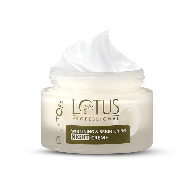 Lotus Professional Lotus Professional PhytoRx Whitening  Brightening Night Face Cream 50 gm  Hydrating Night Repair Face Cream with AgeDefying Formula  Deep Hydration  Dark Spot Corrector - Image 1