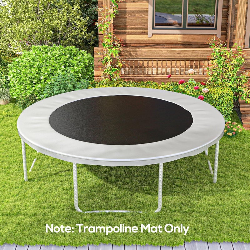 Soozier Trampoline Replacement Mat, Fits 12' Trampoline with 72 V Hooks, 5. 5" Springs, Trampoline Mat with 8 Rows of Stitching, Spring Pull Tool Spring, Frame not Included - Image 2