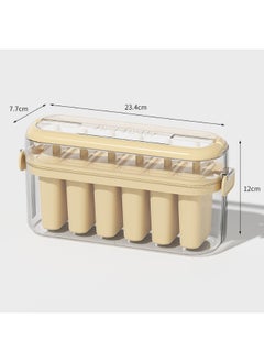 DIY Popsicle Molds Ice Cream Maker Beige popsicle mold