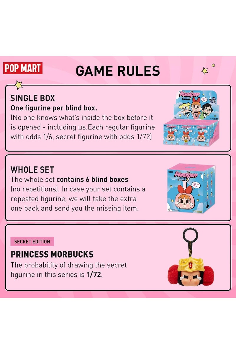 Pop Mart x Momiji 100% أصلي CRYBABY x بنات القوة سلسلة - صندوق بلاستيكي وجه قماش مفرد - Image 3