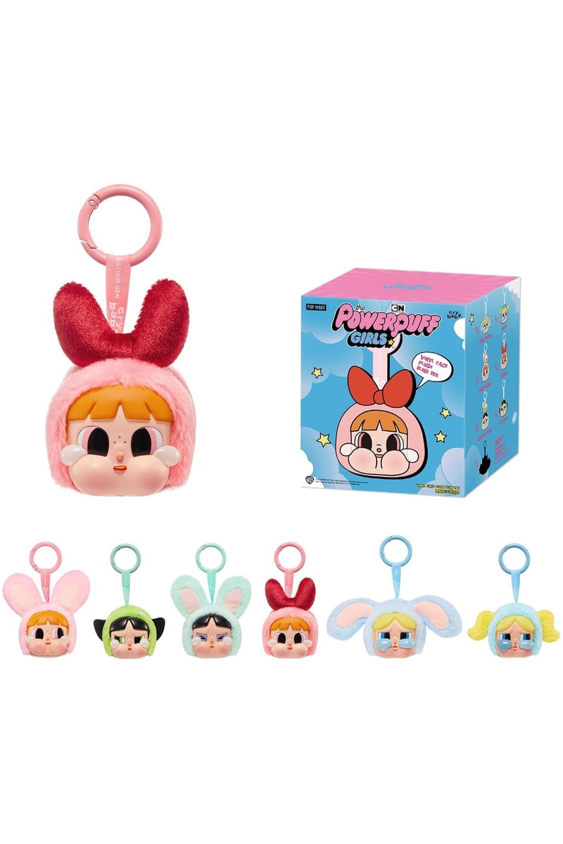 Pop Mart x Momiji 100% أصلي CRYBABY x بنات القوة سلسلة - صندوق بلاستيكي وجه قماش مفرد - Image 2