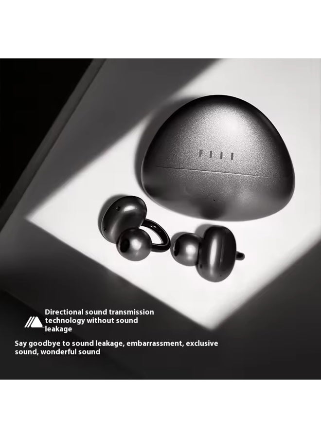 فيل سماعات أذن C1 Clip-On Bluetooth 5.4، صوت عالي الدقة وخفيف الوزن، عمر بطارية طويل، تدعم AAC/SBC، تصميم مريح ومريح مع علبة شحن. - Image 4