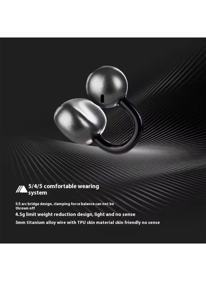 فيل سماعات أذن C1 Clip-On Bluetooth 5.4، صوت عالي الدقة وخفيف الوزن، عمر بطارية طويل، تدعم AAC/SBC، تصميم مريح ومريح مع علبة شحن. - Image 2