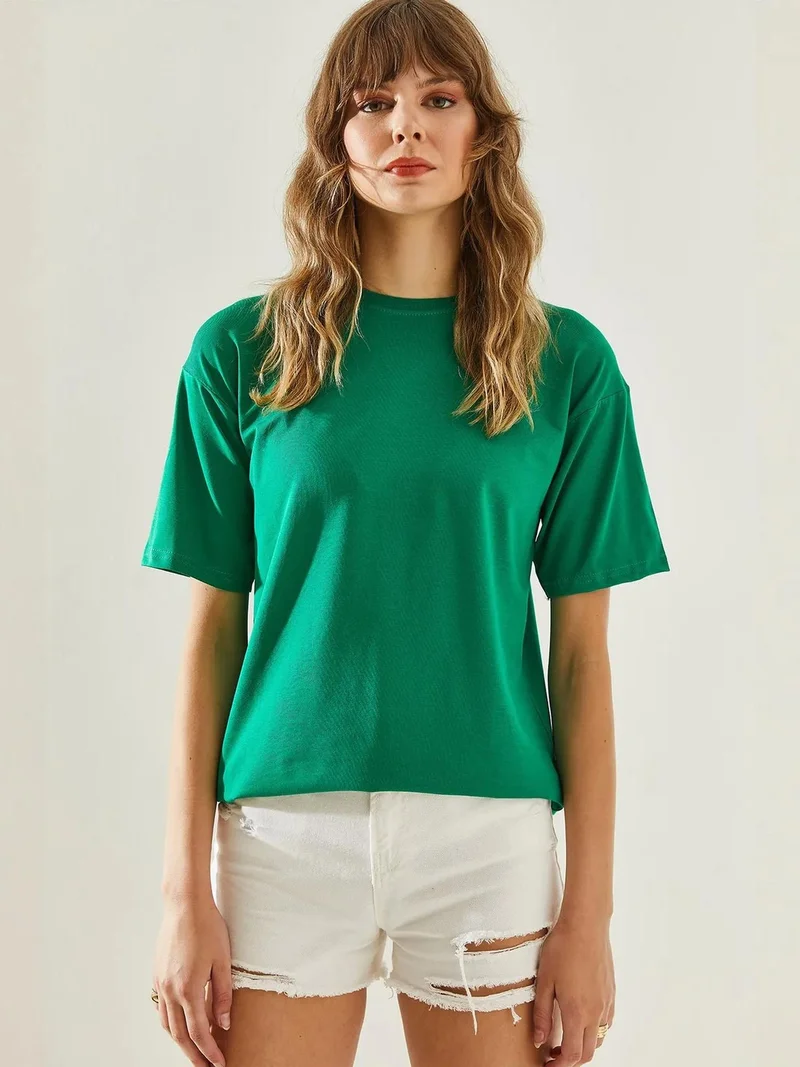 بيانكو لوتشي تيشيرت بأكمام قصيرة وياقة دائرية مطاطية من لوتشي