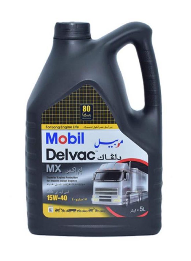Mobil Engine Oil - Delvac MX 15W40 Mineral CI-4 - 5L 