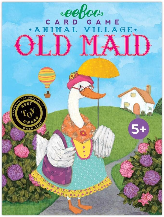 eeboo : Animal Old Maid, Playing Card Game for Kids, Cards are Durable, Easy to Understand Instructions Included, for Ages 5 and up - Image 2
