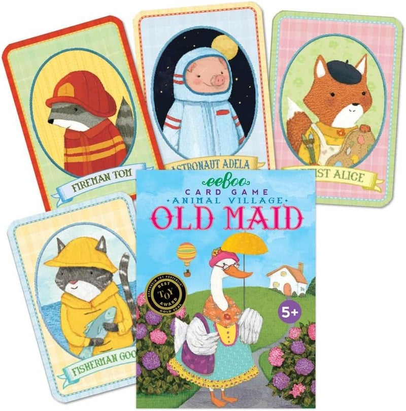 eeboo : Animal Old Maid, Playing Card Game for Kids, Cards are Durable, Easy to Understand Instructions Included, for Ages 5 and up - Image 3