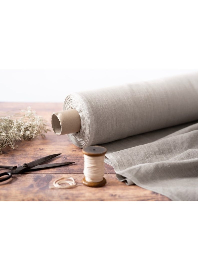 JewelOnPalette 100% Cotton Fabric, 45" Wide Soft Material for Cut by The Yard for Dress, Blouse, Shirt, Craft and Embroidery - Grey  - Image 1