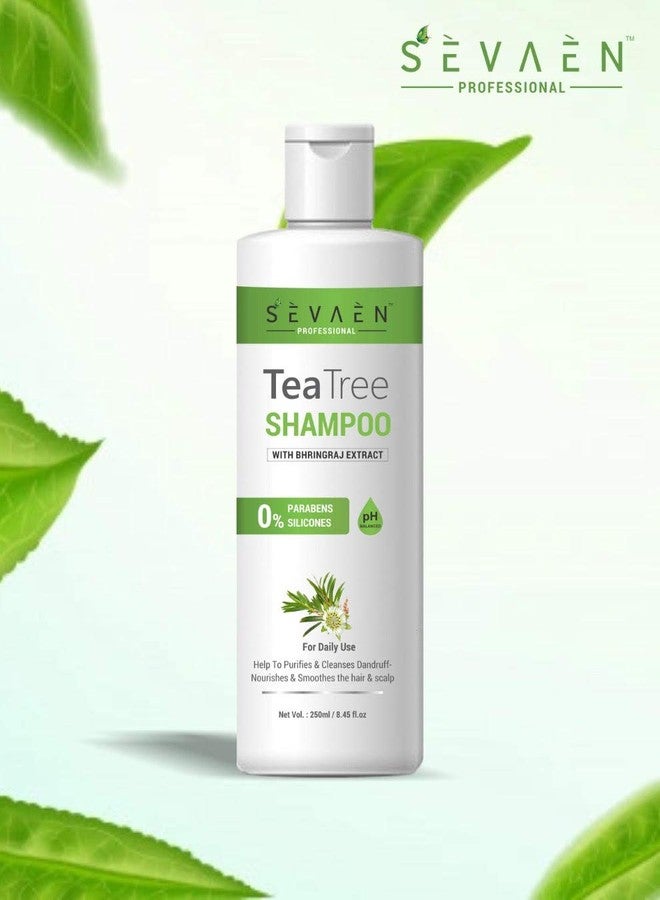 Sevaen Keratin Protein Hair Daily Shampoo and Tea Tree Daily shampoo, No Paraben & Mineral (Men & Women) Combo - Image 2