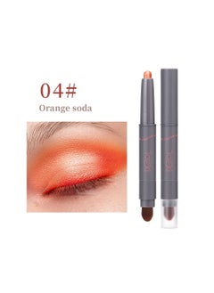 DEROL Sunny Psalms Polarized Eye shadow Pen 04# Orange Soda  - Image 1
