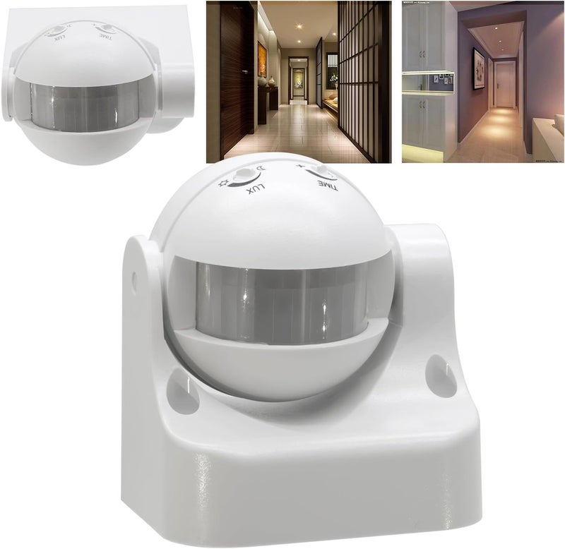 Sensky مفتاح ضوء حساس الحركة BS039A، 110-240VAC، مفتاح حساس بالأشعة تحت الحمراء الذكية، مفتاح حساس للاحتلال، مفتاح حائط للاستخدام الداخلي والخارجي، يتطلب سلك محايد - Image 5