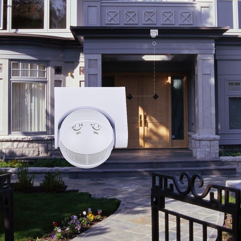 Sensky مفتاح ضوء حساس الحركة BS039A، 110-240VAC، مفتاح حساس بالأشعة تحت الحمراء الذكية، مفتاح حساس للاحتلال، مفتاح حائط للاستخدام الداخلي والخارجي، يتطلب سلك محايد - Image 4