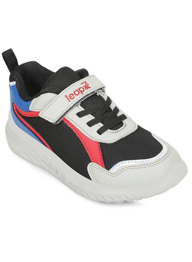 Liberty LEAP7X HINKS-15E Walking Shoes for Kids – Black  Sports Sneakers – Comfortable & Stylish - Image 1