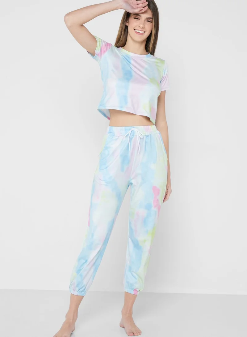 Ginger Printed Lounge Set