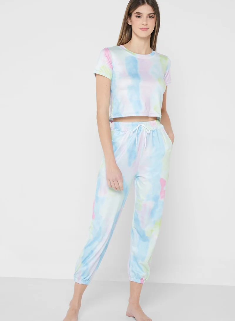 Ginger Printed Lounge Set