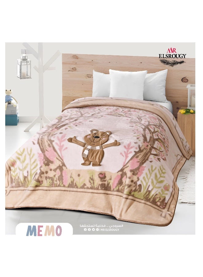 Two blankets for bedding kids Size for each one 225*185 cm
