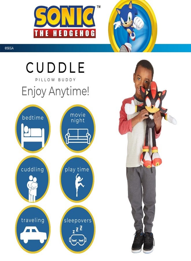 Franco فرانكو سونيك شادو القنفذ أنمي أغطية سرير للأطفال وسادة قماشية ناعمة جداً، مقاس واحد، (منتج مرخص رسمياً) - Image 2