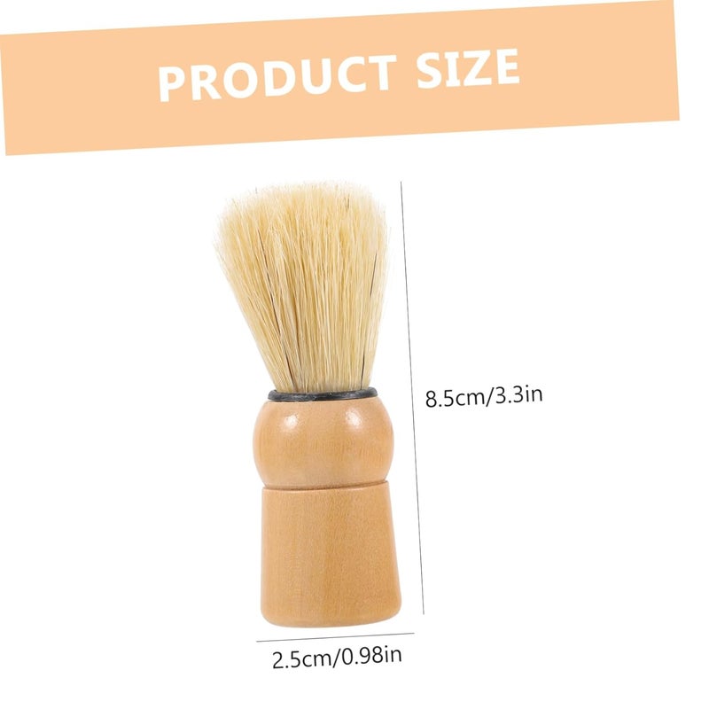 فرشاة حلاقة الرجال بمقبض خشبي أداة العناية باللحية طقم تصفيف الشعر - Image 3