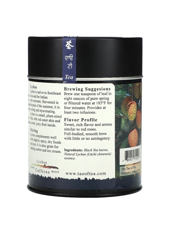 The Tao of Tea The Tao of Tea, Black Tea Blend, Lychee, 4 oz (114 g)  - Image 2