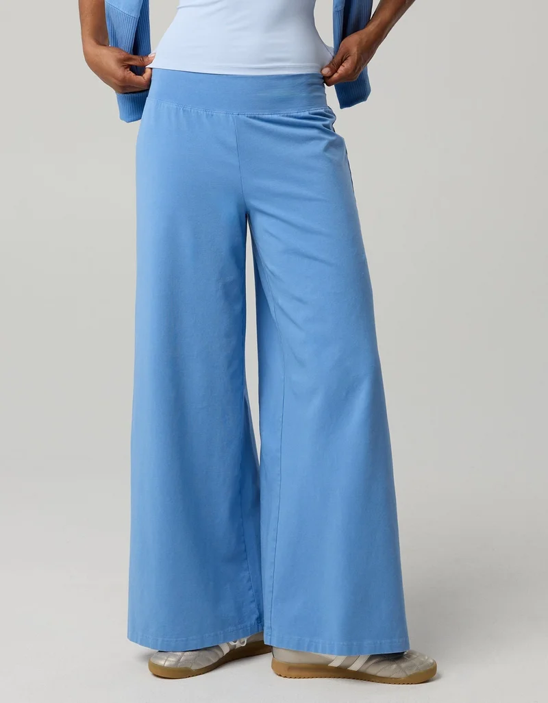 Aerie OFFLINE By Aerie OG Cotton Super Wide Leg Pant